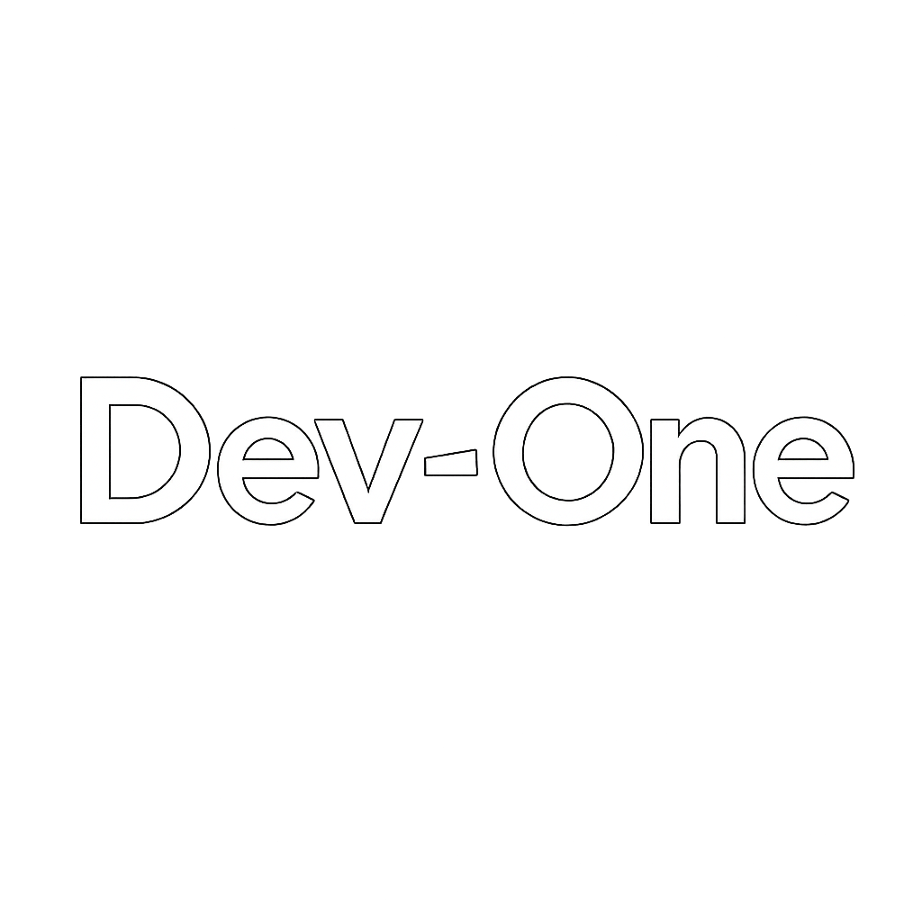 dev-one logo (dark)